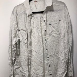 Free people oversized button up